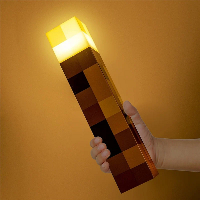 Luminária Tocha Minecraft