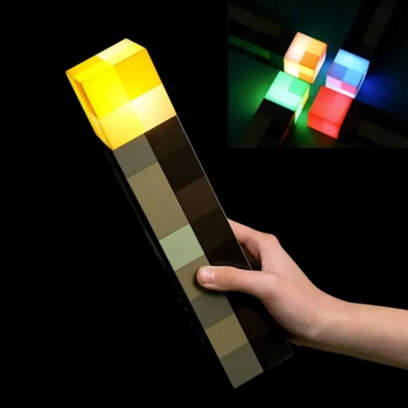 Luminária Tocha Minecraft