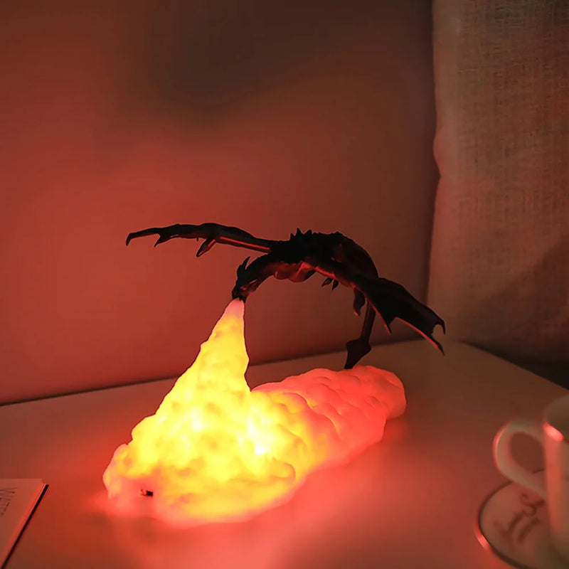 Luminária Dragon Led 3D