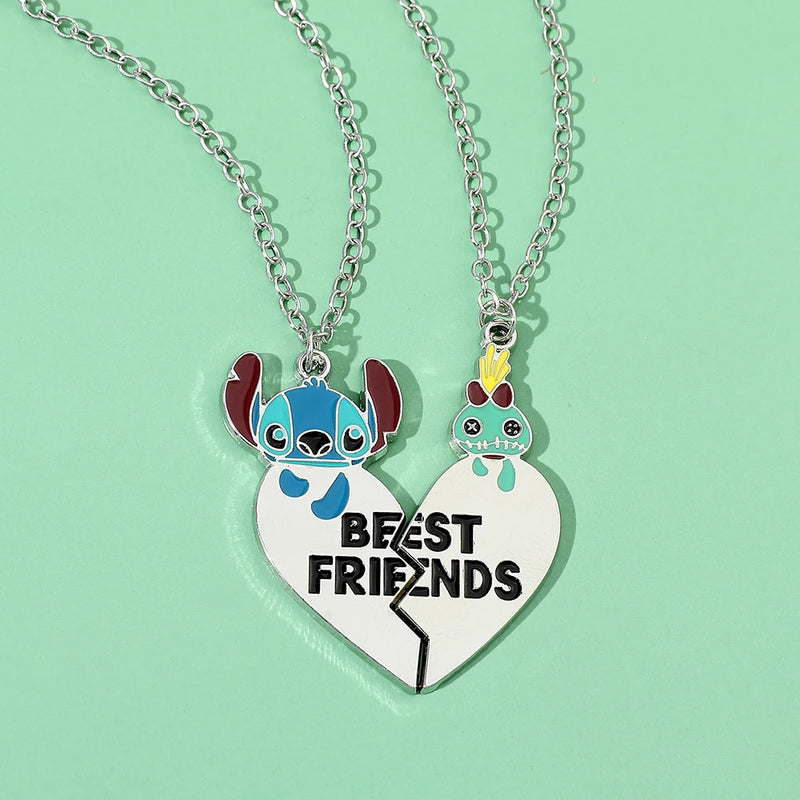 Corações Conectados: Colares do Stitch