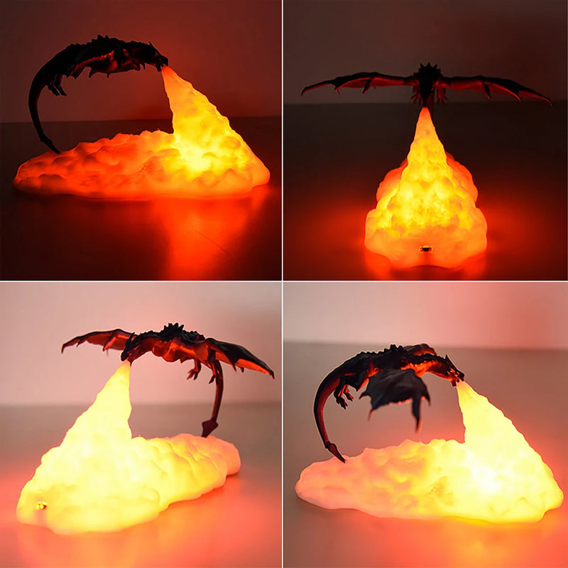 Luminária Dragon Led 3D