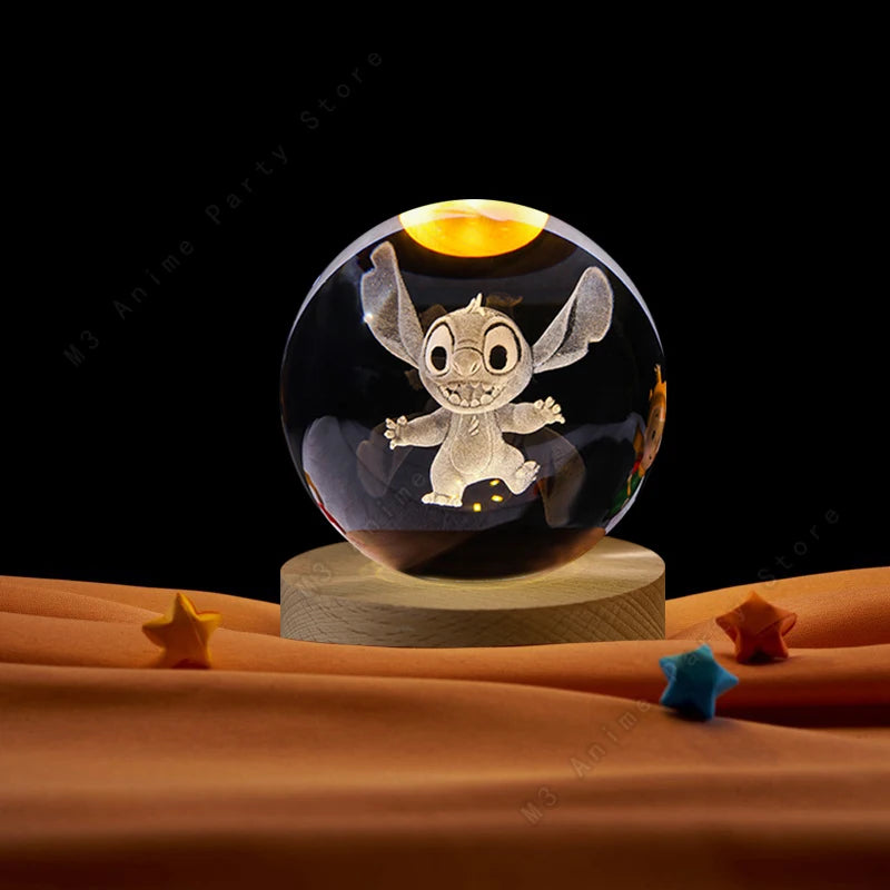 Luminária Stitch Cristal