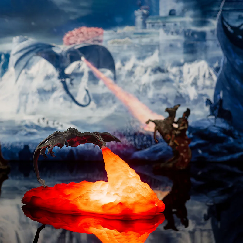 Luminária Dragon Led 3D