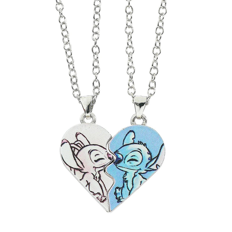 Corações Conectados: Colares do Stitch